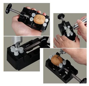 

Free shipping Multi-function Mini vise workbench precision clamping tool fixture kits autograph nuclear carving drilling jig