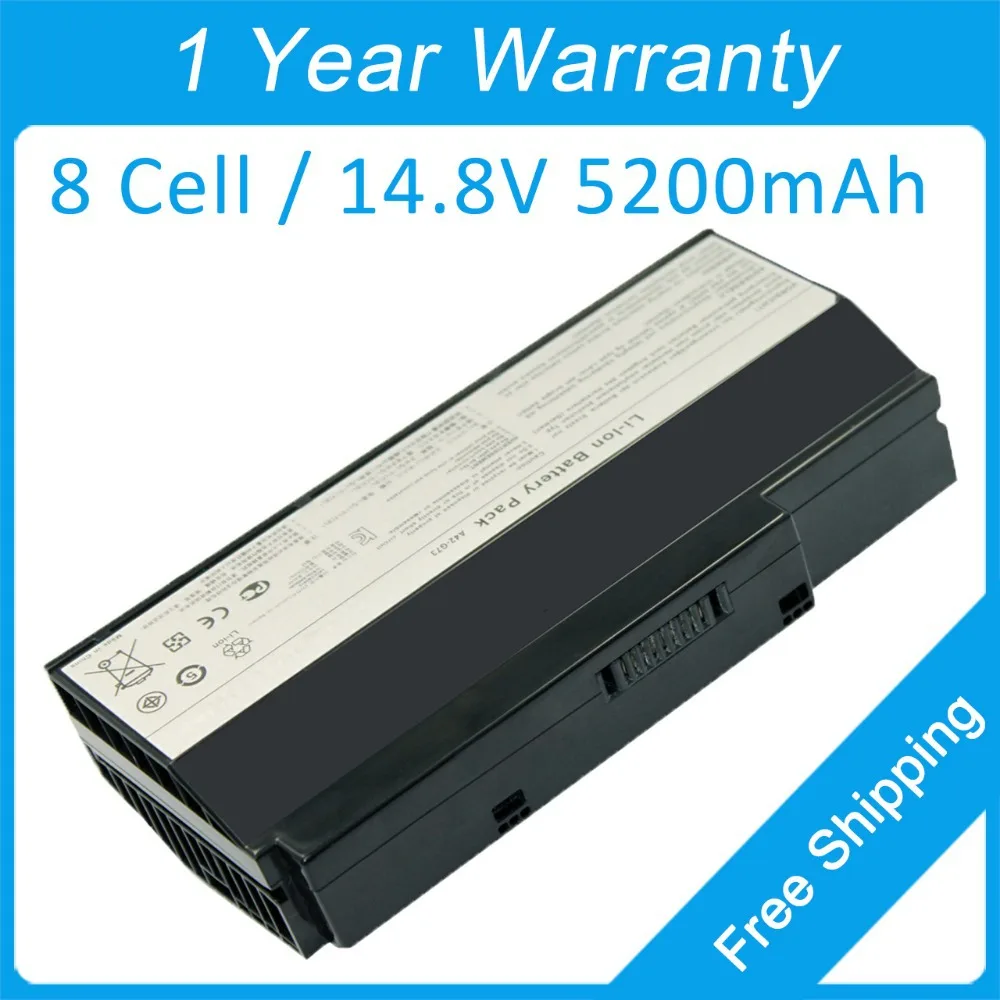

8 cell laptop battery for asus G53S G53SW G73G G73JH G73SW A42-G53 90-NY81B1000Y 07G016DH1875M 07G016HH1875M