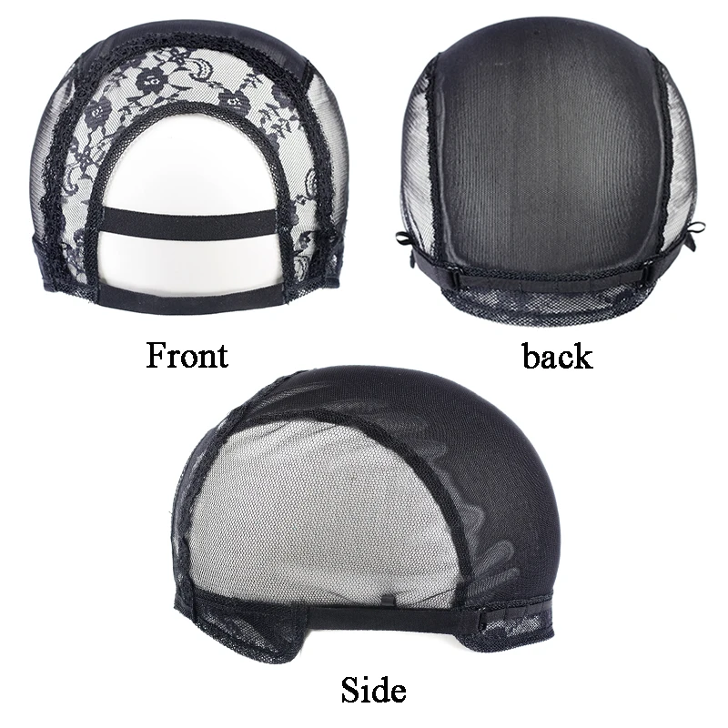 U Part Wig Caps With Lace Net For Making Wigs With Adjustable Straps 1pcs/lot Glueless Wig Caps For Making Wigs U Part Wig Caps With Lace Net For Making Wigs With Adjustable Straps 1pcs/lot Glueless Wig Caps For Making Wigs