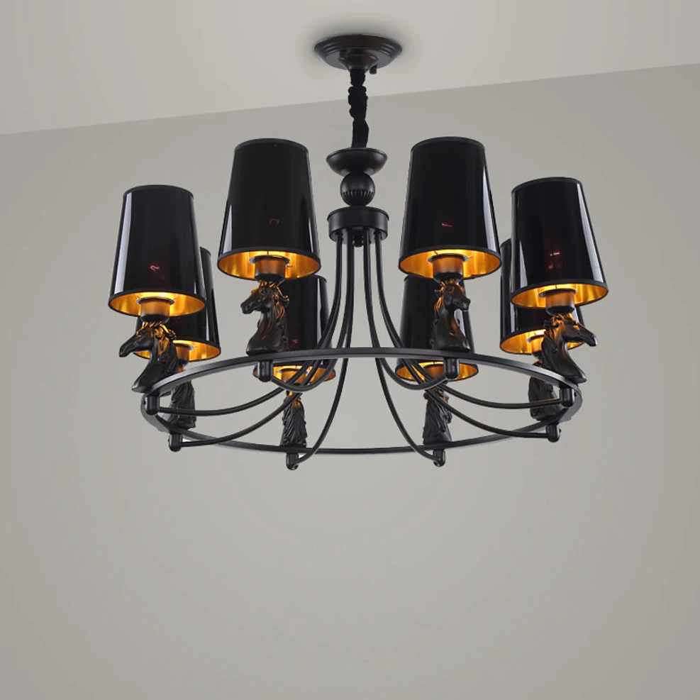 led e27 Американские Железные ПВХ Смолы Лошадь Светодиодные Лампы.Светодиодные