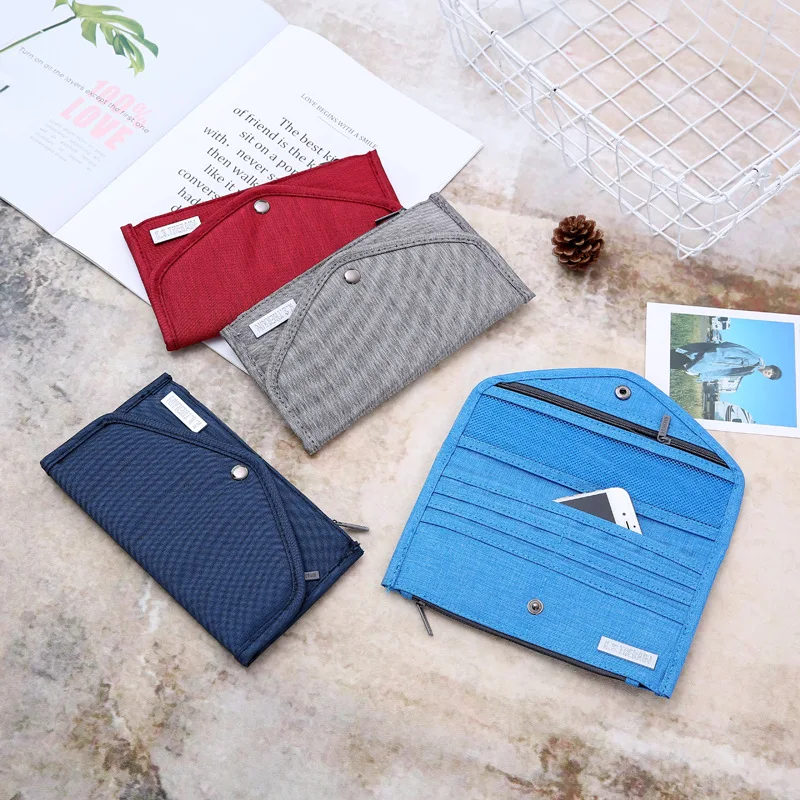 

luluhut passport storage bag multifunction travel bag for credit card portable ID card cash holder travel passport bag money bag