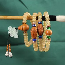 Высокое качество AAA камень Antalope кость яблоко круглой формы 108 молитвенные бусины аксессуары из лотоса