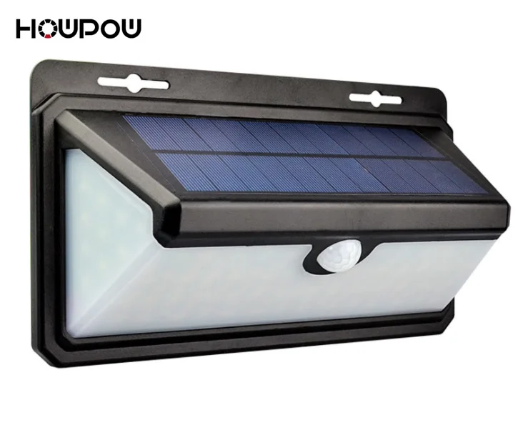 

Howpow New Flame 166 LED Solar Lamp PIR Motion Sensor Outdoor Solar Powered LED Garden Light Waterproof Emergency Wall Light