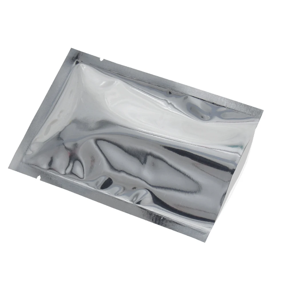 500Pcs 11*16cm Clear Plastic Package Vacuum Pouch Heat Sealable Aluminum Foil Food Grade Packaging Bag Snack Nut Packing Bag