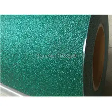 CDG-06 Изумрудный цвет супер блеск теплопередачи футболка винил/Супер Блестящая пленка для одежды/текстиля