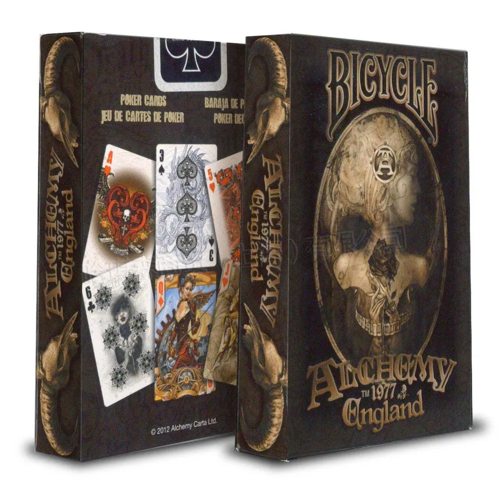 

Free Shipping The two generation bicycle Poker alchemy Playing Cards Magic Props Magia Deck