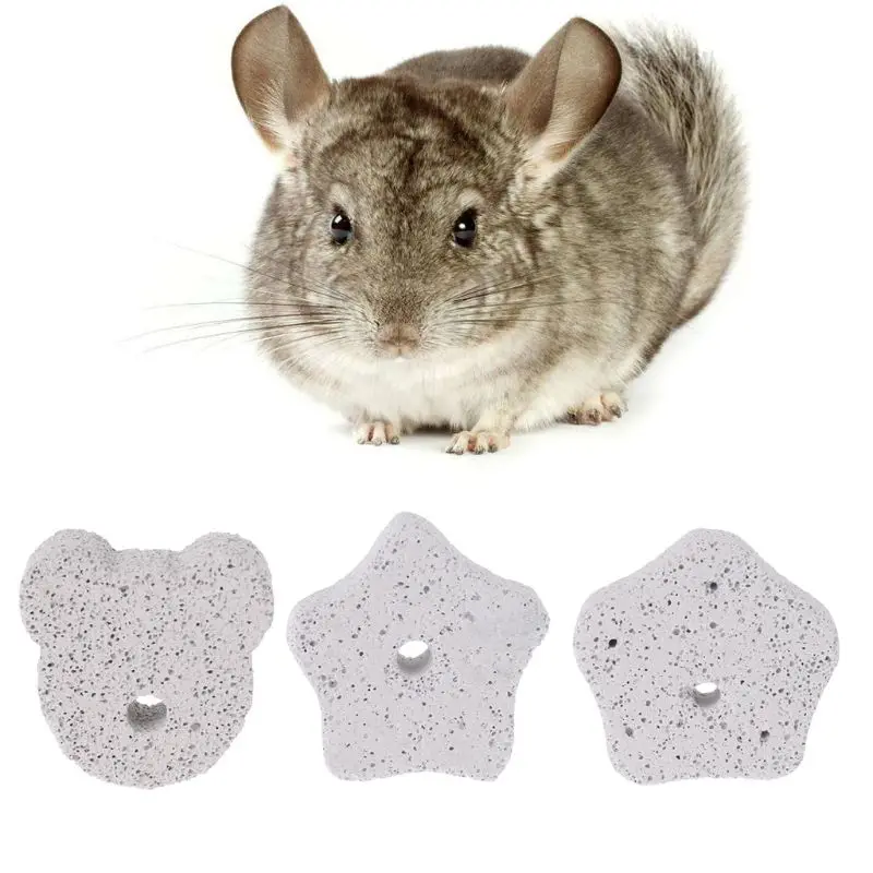 

2pcs Hamster Teeth Grinding Stone Squirrel Chinchilla Rabbit Cage Accessories