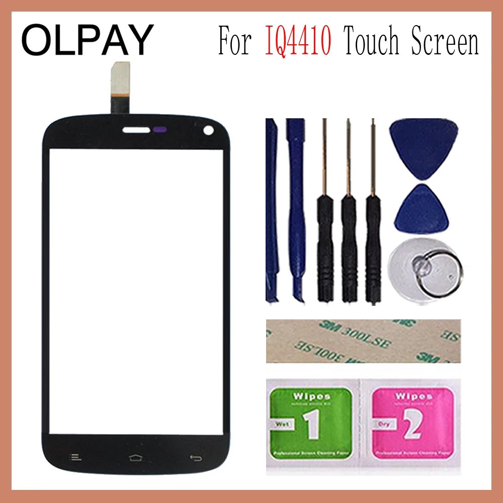 OLPAY 4 0 дюймов протестированное переднее внешнее стекло для Fly IQ4410 Quad Phoenix iq 4410