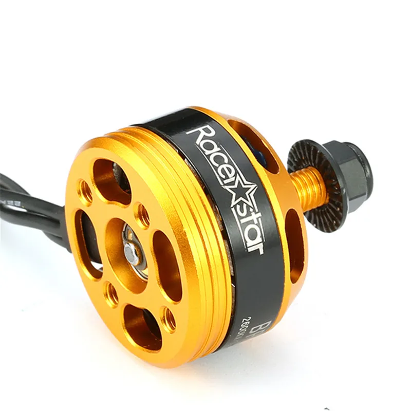 Горячая 4 шт. Racerstar Racing Edition 2205 BR2205 2600KV желтый 2-4S бесщеточный двигатель для 210X220 250 280 игрушки на открытом воздухе