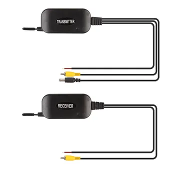 

2.4 Ghz Wireless RCA Video Transmitter & Receiver Kit Rear View Camera for Car Rearview Monitor FM Transmitter & Receiver