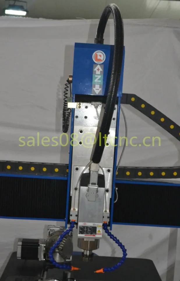 6090 cnc роутер вакуумный стол с 4 й Осью для