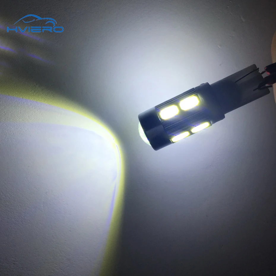2 Шт./лот T10 10 SMD 5630 LED 168 194 Автомобилей Свет авто Автомобиль Светодиодная Лампа W5W