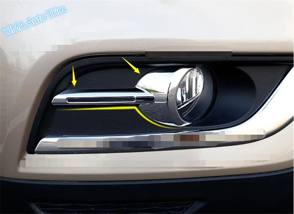 

Exterior Front Fog Light Lamp Molding Trim For Renault Koleos 2017 ABS 2 Pcs / Set