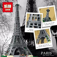 New LEPIN 17002 City Street Creator The Eiffel Tower Model Building Assembling Minifigures Brick Toys Compatible 10181