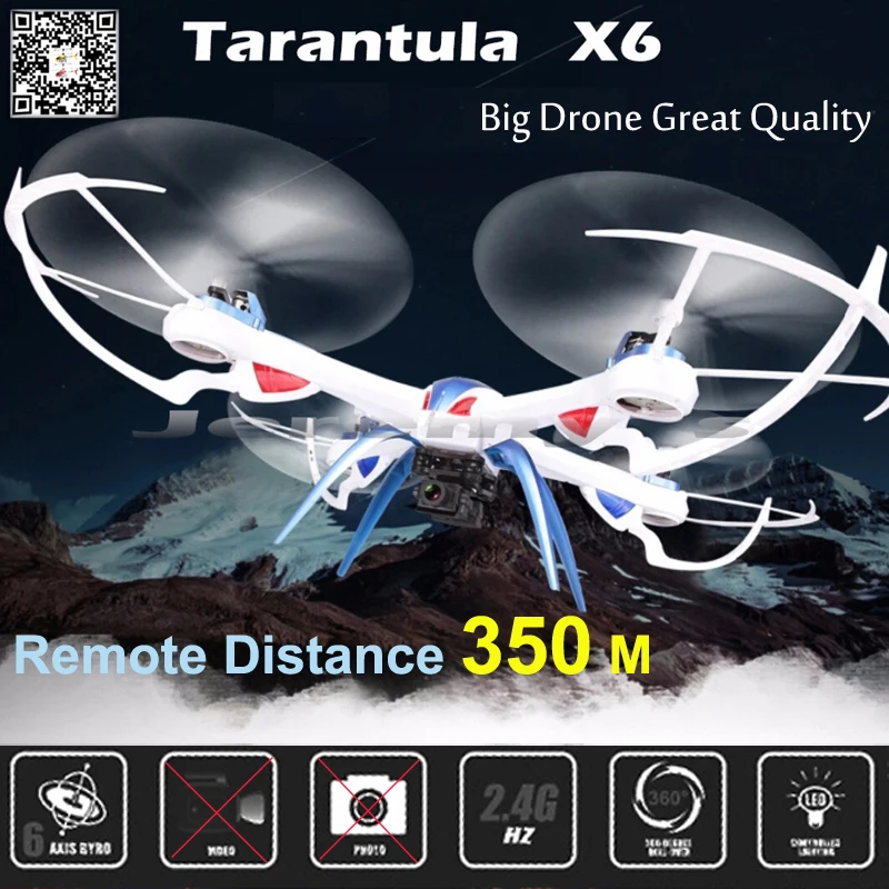 Buy Cheap RC Quadcopter Dron Cool Drone Tarantula JJRC H16 No Camera High Speed Rc Helicopter YiZhan X6 RTF 2.4Ghz Strong Pull-Up Force