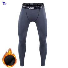 Флисовая подкладка, термокомпрессионные штаны для бега, мужские весенние леггинсы для бодибилдинга, бега, спортивная одежда, брюки, быстросохнущая одежда