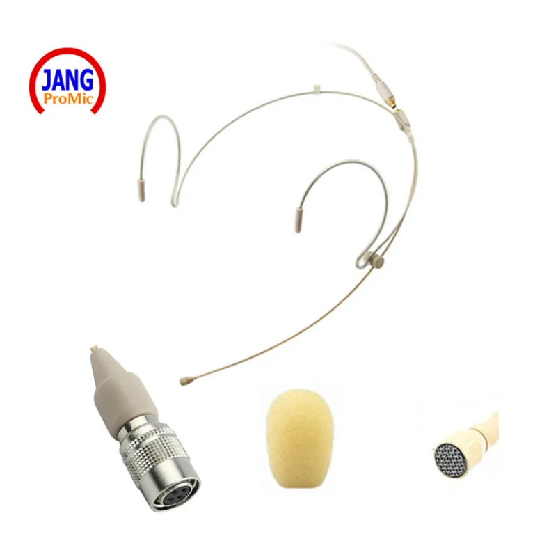 Original Headset Microphone Condenser Microfone for Audio-Technica Wireless System Microdot Detachable XLR 5Pin Microphones | Электроника