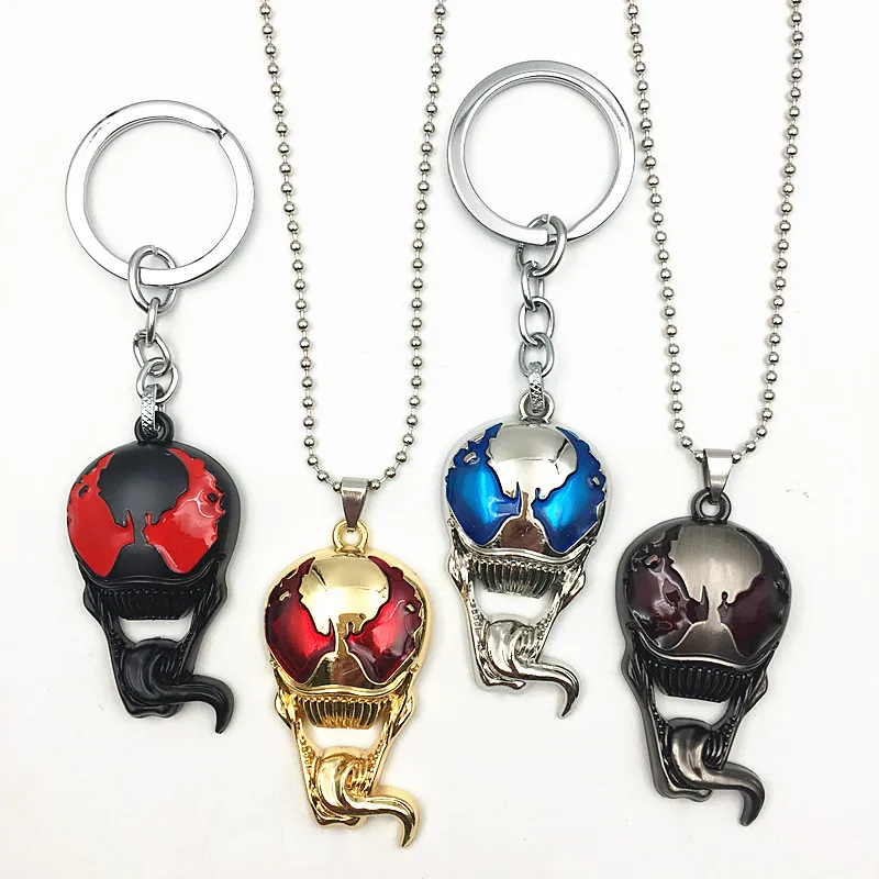 2018 New The Avengers Necklace Venom Deadly Guardian 4 Colors Mask Link
