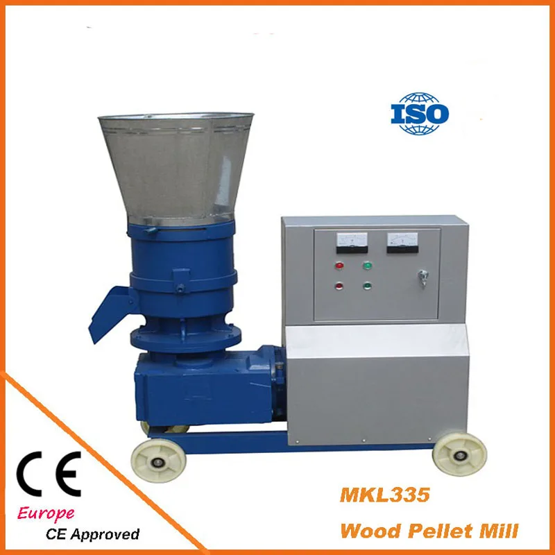 Пресс для гранул MKL335 22 кВт мельница древесной биомассы с мотором|pellet press|pellet millpress
