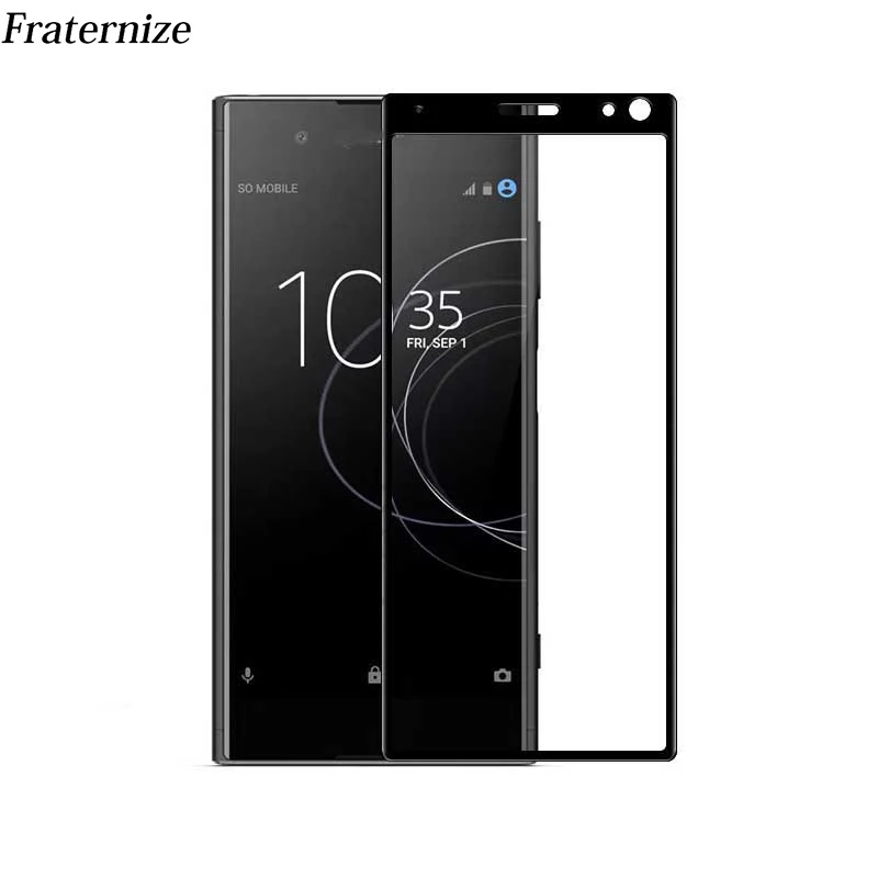 Закаленное стекло с полным покрытием для Sony Xperia 10 Plus 1 Защитная пленка экрана XA2