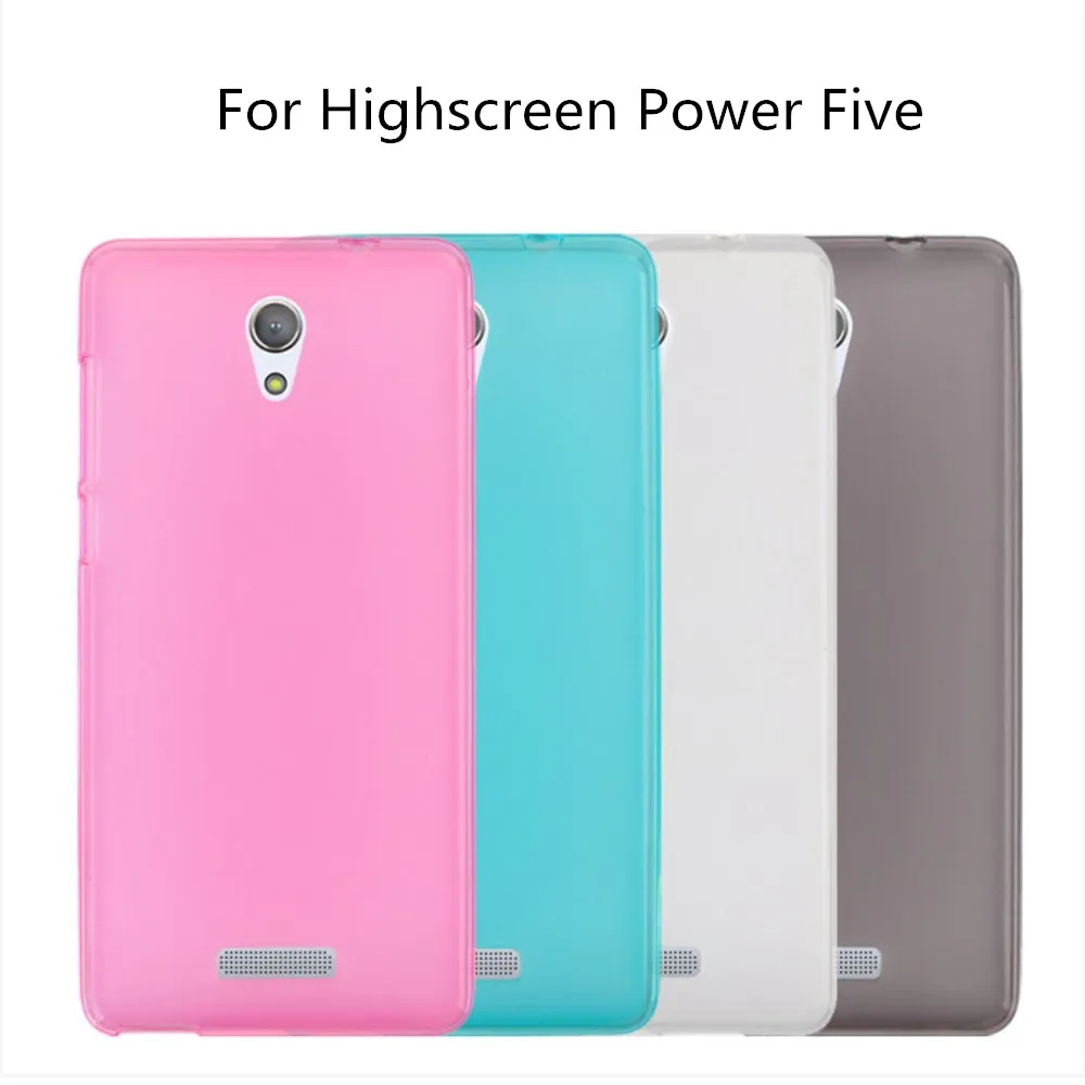

Capa Copue For Highscreen Power Five Case Haft Matte Silicon Soft Back Cover Mobile Phone Protective Case
