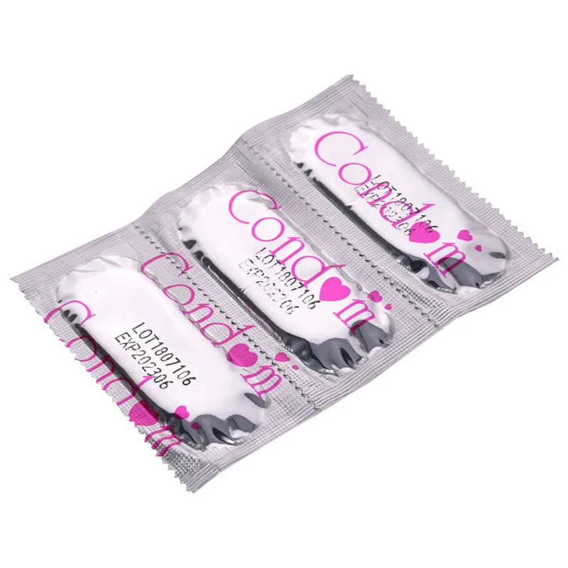 50pcs Large Oil Condom for Man Delay Sex Dotted G Spot Condoms Intimate Erotic Toy for Men Safer Contraception Female Condom