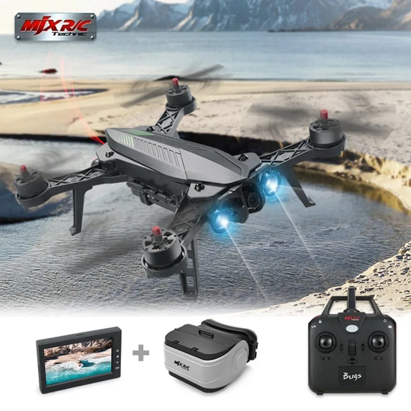 

In Stock MJX Bugs 6 Brushless Motor C5830 Camera 3D Roll Flip Racing 2.4G 4CH FPV Quadcopter RC Drone Toy RTF VS MJX Bugs 3 8