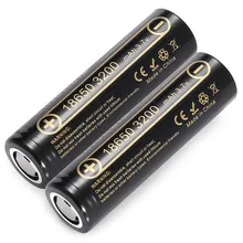 10 шт. LiitoKala Lii-32A 18650 3200mAh аккумуляторная батарея 3,7 v литий-ионные аккумуляторы 18650 3200mah батарея