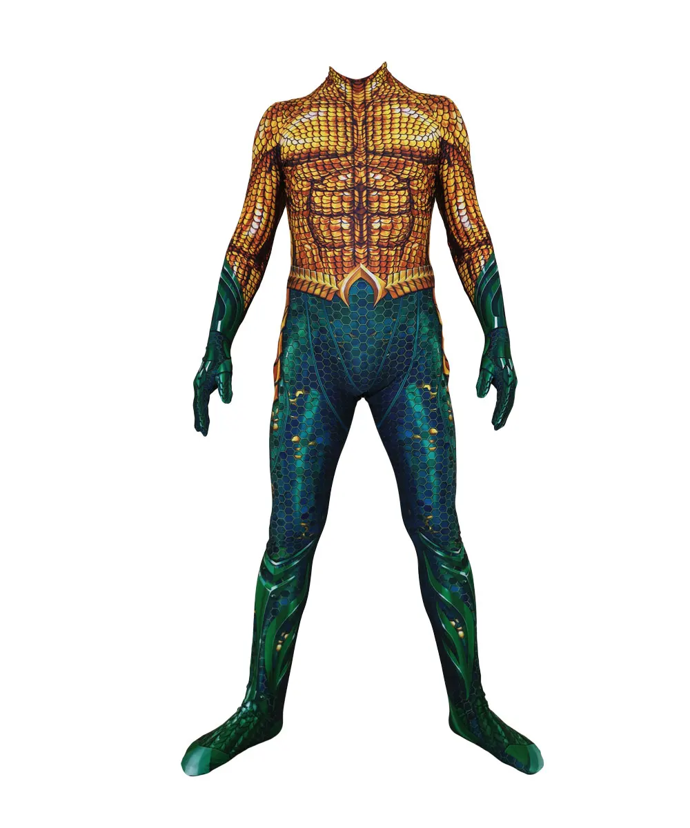 Взрослый мужской Детский костюм для косплея Aquaman мальчиков Хэллоуина аниме Moive