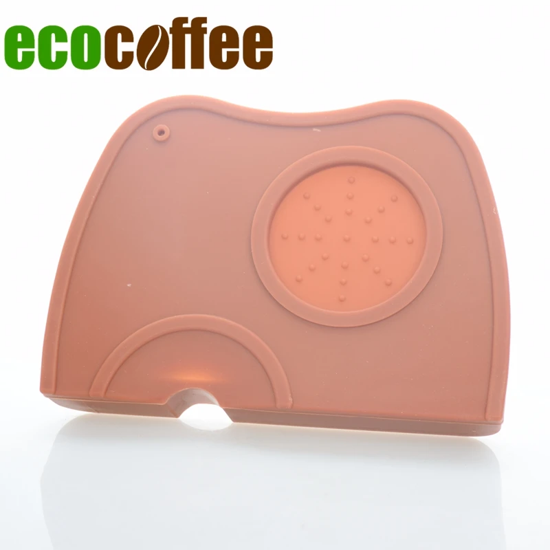 

Ecocoffee Silicone Coffee Tamper Mat Espresso Coffee Maker Corner Tampering Pad