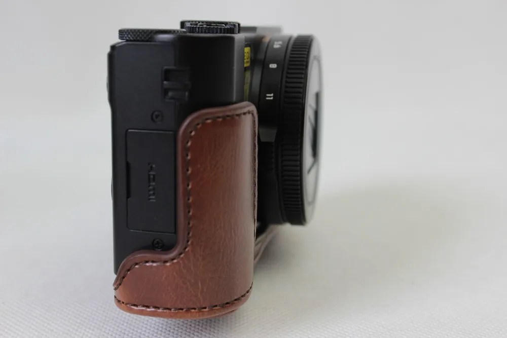 Чехол из искусственной кожи для видеокамеры Panasonic LX10 LUMIX LX10|camera bag|leather camera bagvideo case |