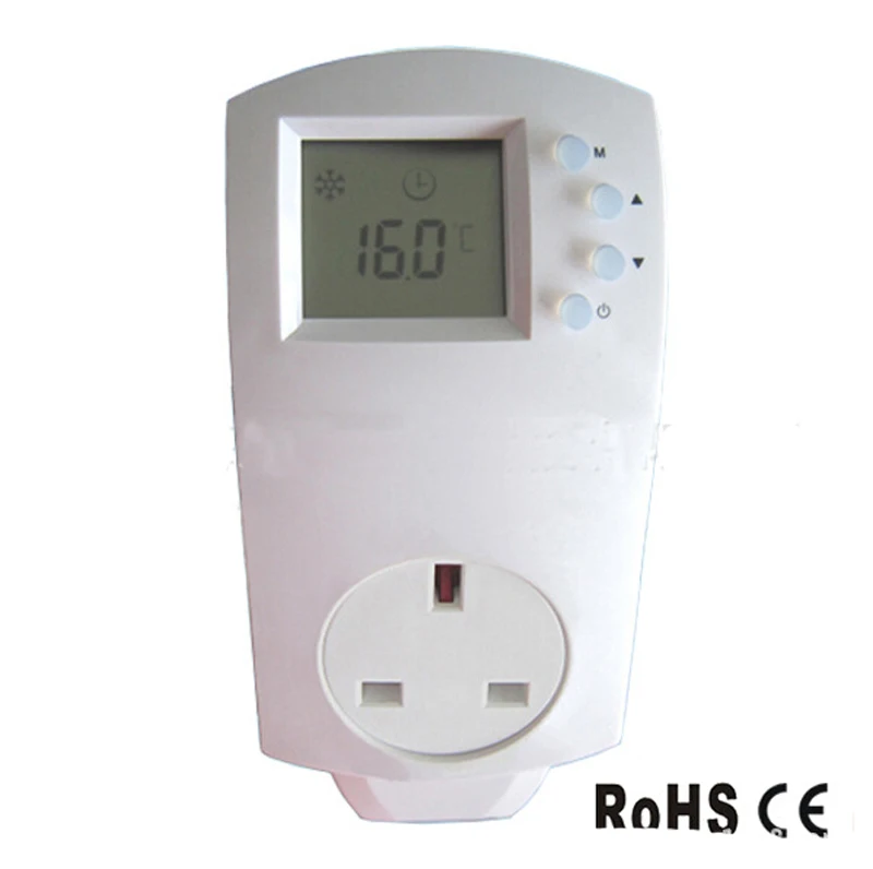 Digital LCD Programmable Temperature Controller Controlling Air Conditioner Thermoregulator Plug