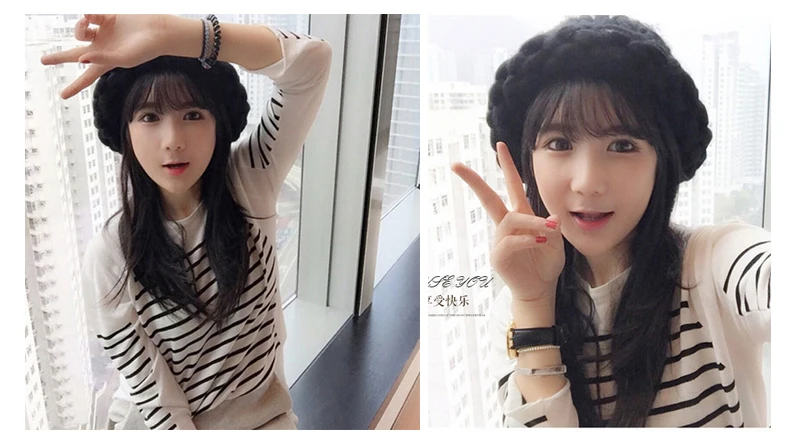 YIFEI 2018 для женщин зимние теплые вязаный крючком шапки кепки Gorras ручной работы Рождественский подарок для обувь девочек открытый мА