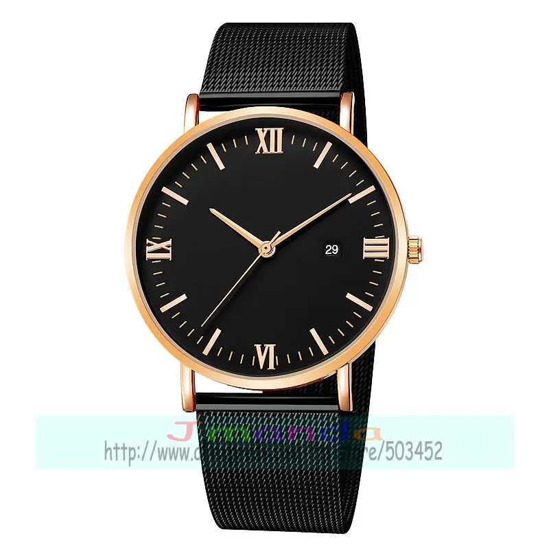 black rose black 100 шт/партия geneva 659 высокое качество Римский номер geneva mesh часы, кварцевые повседневные наручные часы оптом часы - Цвет: black rose black