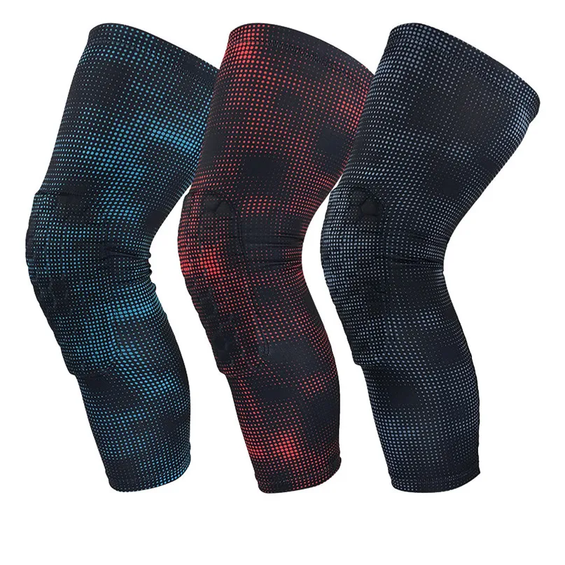Breathable Basketball Knee Pads Sports Professional Safety Knee Calf Leg Sleeve Honeycomb Pad knee protector brace support #3j19 (26)