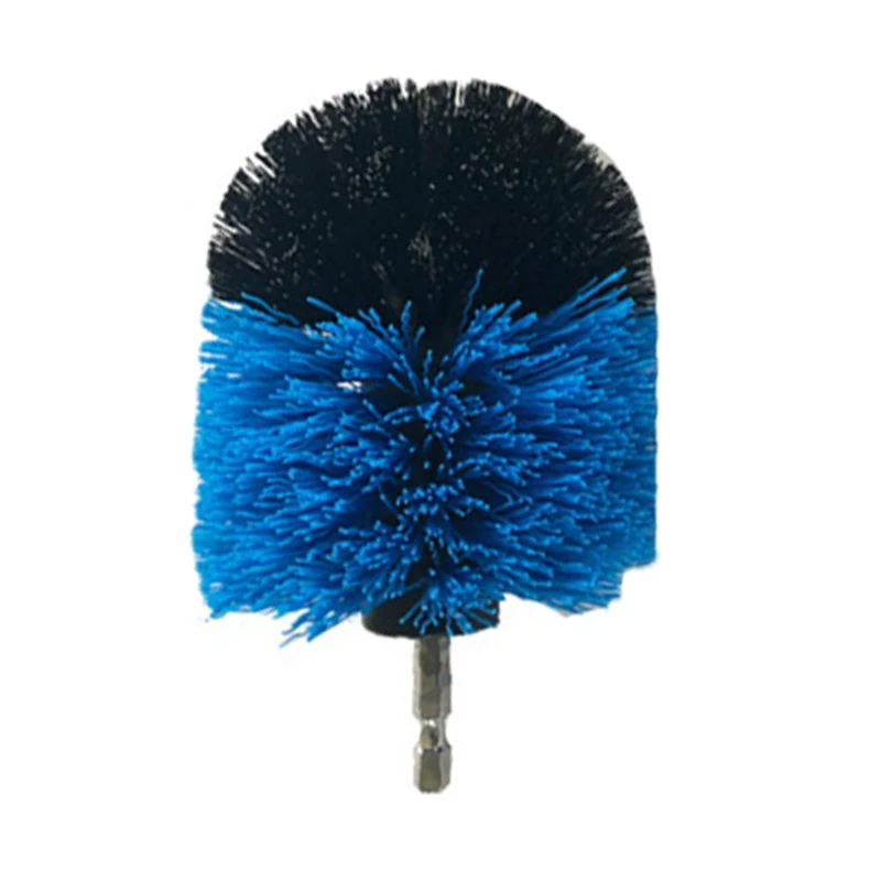 2 3.5 4 5 inch solid hollow Drill Power Scrub Clean Brush For Leather Plastic Wooden Furniture Cleaning Power Scrub, Blue