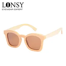 2016 New Fashion Bamboo Women Sunglasses Polarized font b Handmade b font Real Wood font b
