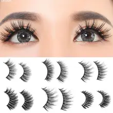 1 пара, настоящие 3D норковые ресницы, мягкие натуральные накладные ресницы ручной работы, макияж, Длинные Накладные ресницы, накладные ресницы, наращивание ресниц, Pincel Maquiagem