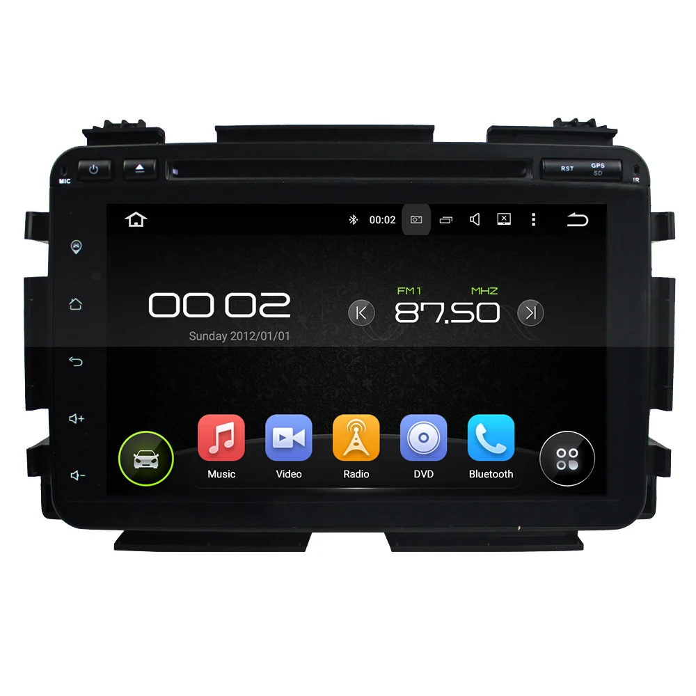 8 Octa core Android 6 0 Car Multimedia Player For Honda HRV VEZEL 2015 Free MAP