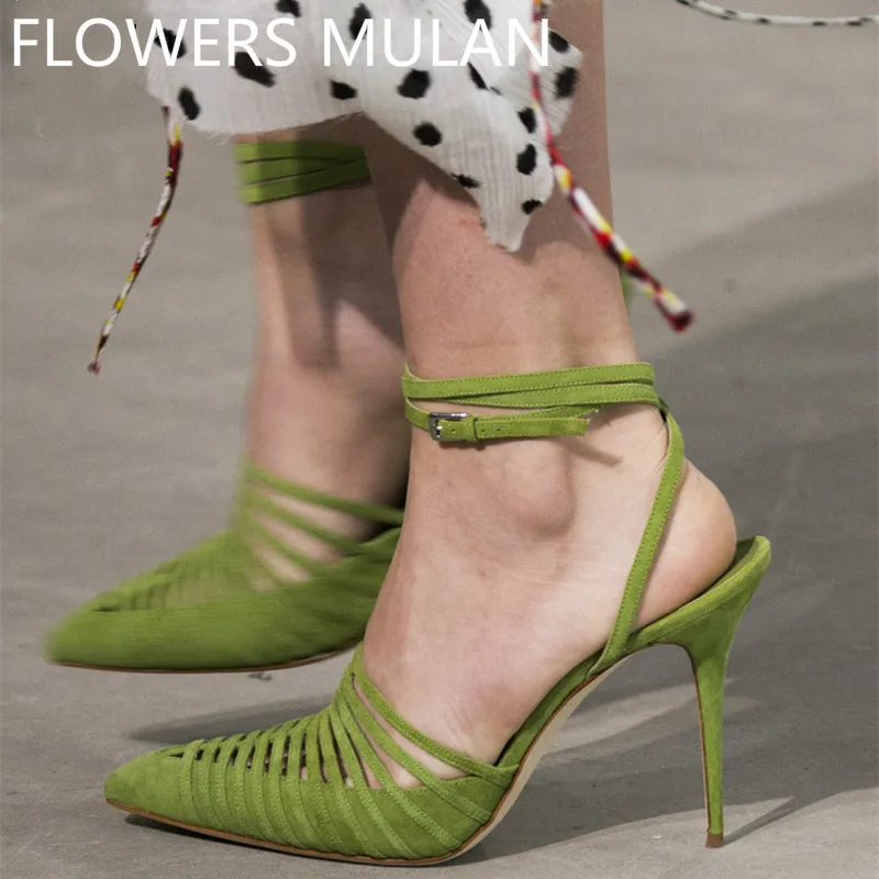 Fashion Suede Stiletto High Heels Pointed Toe T-strap Party Shoes Women Pumps Wedding Luxury Designers | Обувь