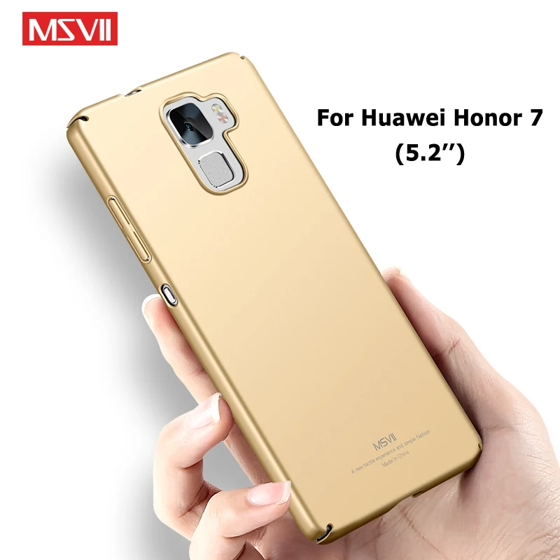 

MSVII Cases For Huawei Honor 7 Case Cover Ultra Thin Frosted Coque For Huawei Honor7 Case Hard PC Cover For Honor 7 Cases 5.2"