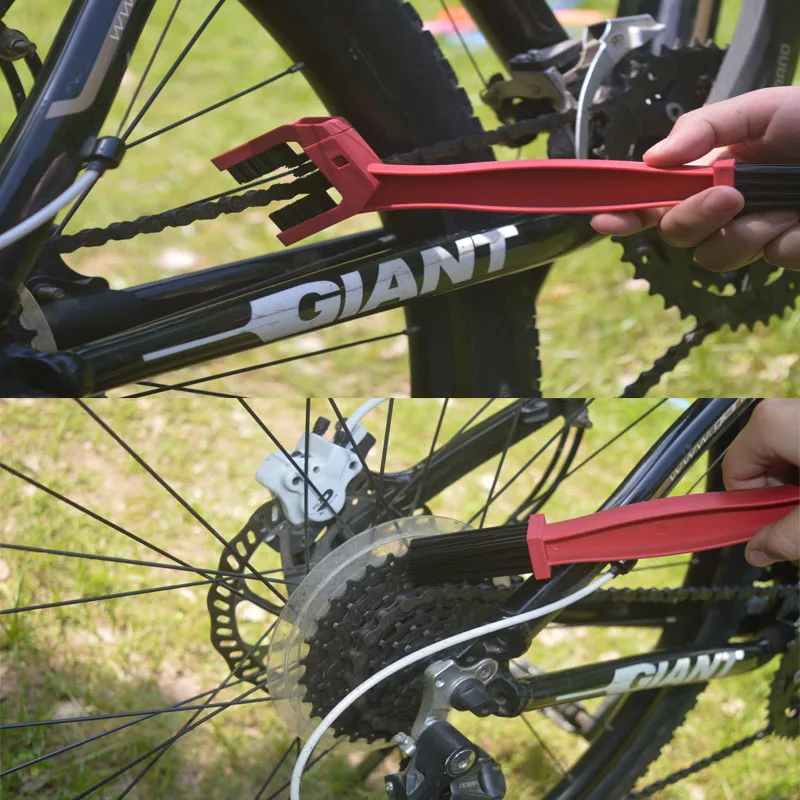 Excellent Bicycle Chain Cleaner Bike Brushes Scrubber Squeeze Chain Wash Cleaning Tool Mountain Cycling Cleaning Kit Outdoor Accessories 2