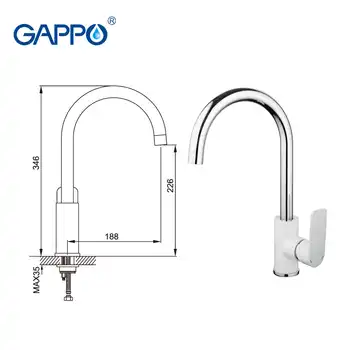 GAPPO kitchen sink mixer tap kitchen faucet mixer single hole deck mounted kitchen faucets tap mixer crane torneira para cozinha