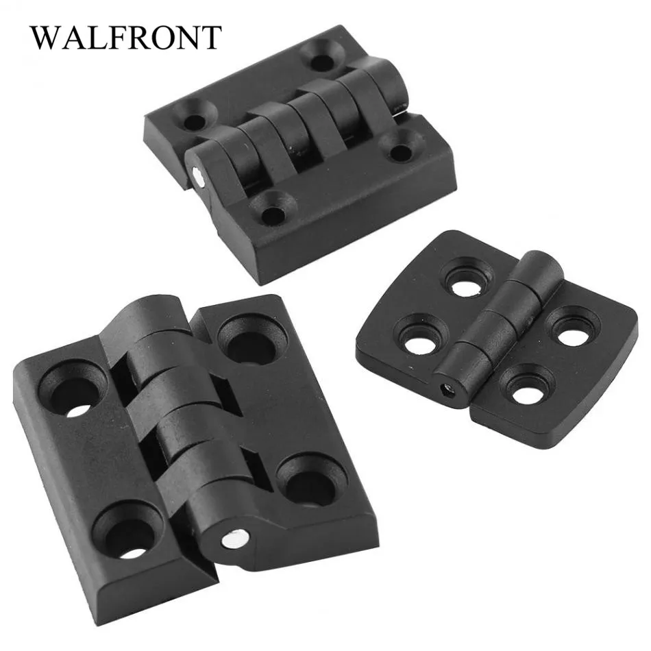 10pcs Hinges Black Color Nylon Plastic Butt Hinge for Wooden Box