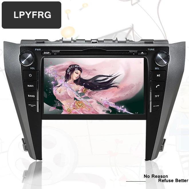 

2din Android 9.0 car dvd gps navigation for Toyota camry Wifi,3/4g,BT,support OBD2,DVR,Octa core,1024*600 Multimedia In dash