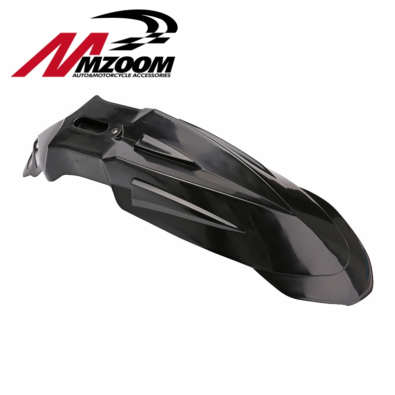 Plastic Universal Supermoto Evo Black Front Fenders For Honda Yamaha Suzuki KTM DRZ KX YZ KTM WR XR