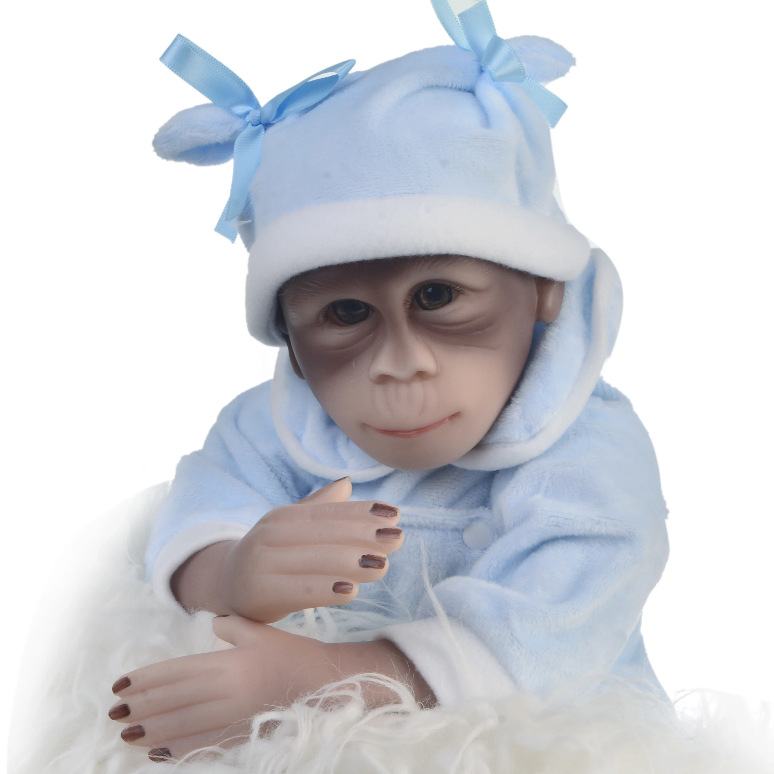 KEIUMI новые классические брюки обезьяна модель куклы 19 ''Reborn Baby Doll Мягкие