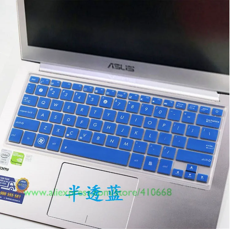 Мягкий ультратонкий ноутбук 14 дюймов 14 дюймов Чехол для клавиатуры ноутбука протектор кожи для ASUS ZenBook UX430UA UX430/VivoBook флип TP401CA