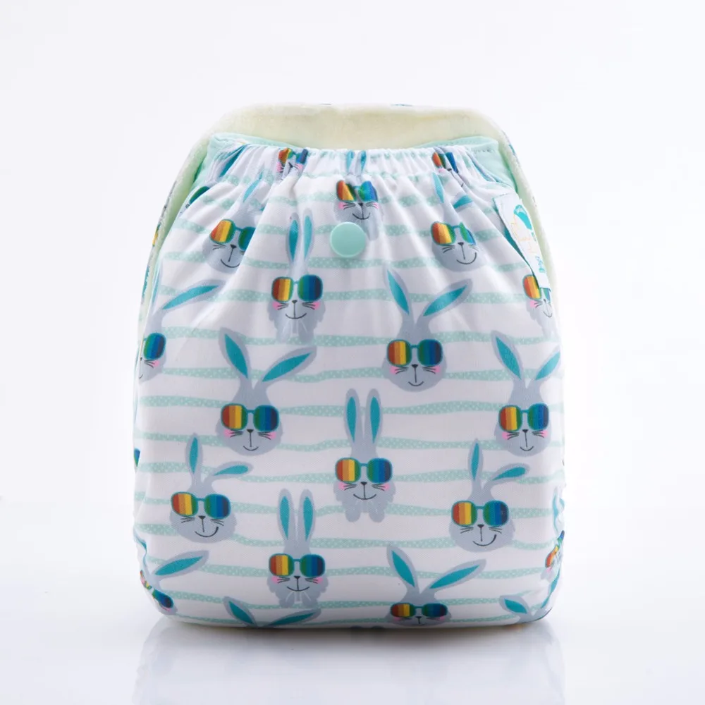 JinoBaby бамбуковые подгузники Aio Cool Bunny|aio diaper|bamboo aio diaperaio bamboo diaper |