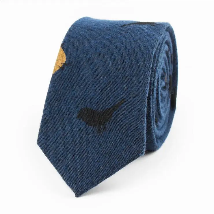 Ricnais, хлопковые галстуки для мужчин, с животным принтом, обтягивающие галстуки, галстуки для свадьбы, мужские вечерние галстуки 6 см, красные, синие, тонкие галстуки на шею, галстуки - Цвет: 01